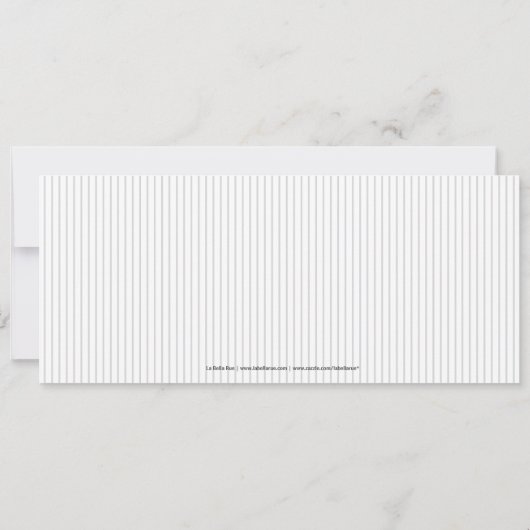 Baseball Ticket Save the Date (Achterkant)