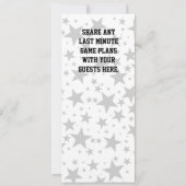 Baseball Ticket Sports Party Celebration Birthday (Achterkant)