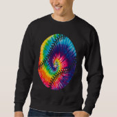 Baseball Tie Dye Rainbow Hippie Baseball Softball  Trui (Voorkant)
