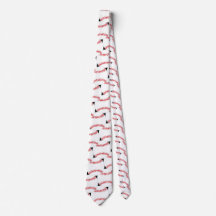 Baseball Tiled Design Necktie