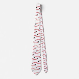 Baseball Tiled Design Necktie Stropdas
