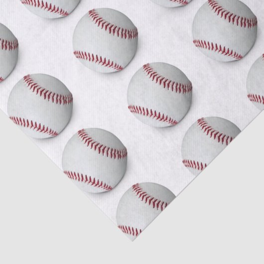 Baseball tissue paper tissuepapier (Detail)