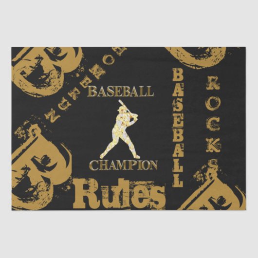 BASEBALL TISSUEPAPIER (Voorkant)