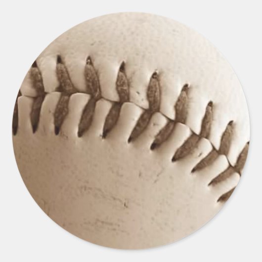 Baseball-titels Ronde Sticker (Voorkant)