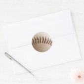 Baseball-titels Ronde Sticker (Envelop)