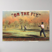 Baseball Tobacco  Advertisement Art Print (Voorkant)