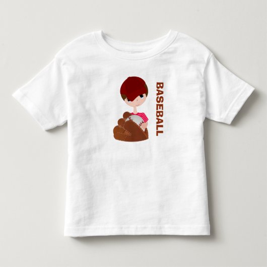 BASEBALL! Toddler Fine Jersey T-Shirt (Voorkant)
