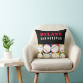 Baseball-toetsenbord Mitzvah Sign-In Memory Board Kussen (Stoel)