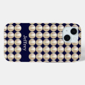 Baseball, "Tough", Persoonlijke naam, Case-Mate iPhone Case (Achterkant (horizontaal))