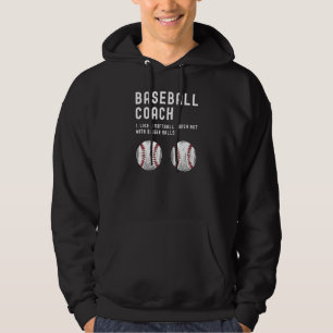 Baseball-touringcar als een softbal, maar met een hoodie