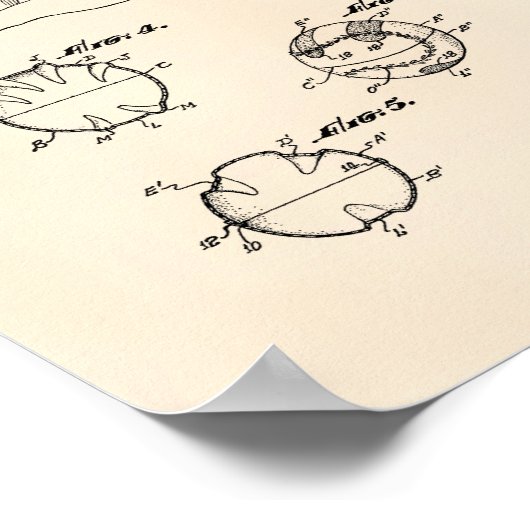 Baseball training 1963 Patent Art - Old Peper Poster (Hoek)