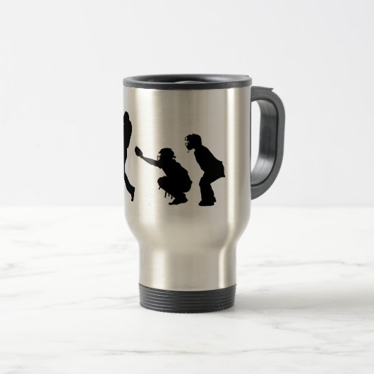 Baseball Travel Mug Reisbeker (Voorkant rechts)