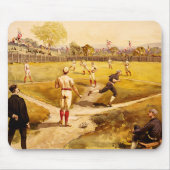 Baseball-trekmousepad Muismat (Voorkant)
