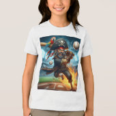 Baseball Tri-Blend Shirt (Voorkant)