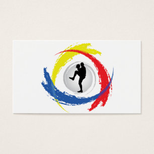 Baseball Tricolor Emblem Visitekaartjes