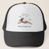 Baseball & Trucker Hat bij het vliegen met Donkeys Pet (Voorkant)