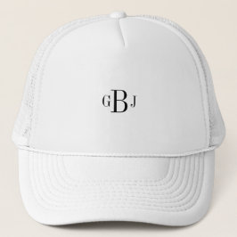 Baseball Trucker Hat Monogrammed Initialen Pet Pet