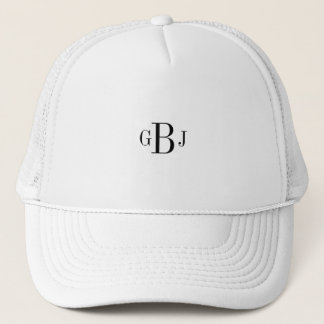 Baseball Trucker Hat Monogrammed Initialen Pet Pet