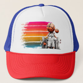 Baseball, Trucker hoeden met een ontwerp van Baske Trucker Pet