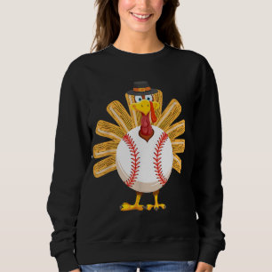 Baseball Turkey Thanksgiving for Boys Toddlers Kid Trui