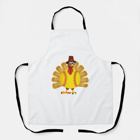 Baseball Turkey Thanksgiving Softball Turkey Man W Schort (Voorkant)