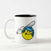 Baseball Tweekleurige Koffiemok (Links)