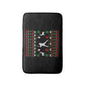 Baseball Ugly met kerstkeuken Badmat (Voorkant Verticaal)