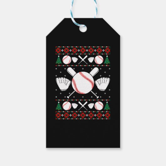 Baseball Ugly met kerstkeuken Cadeaulabel (Voorkant)