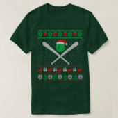 Baseball Ugly met kerstkeuken T-shirt (Design voorkant)
