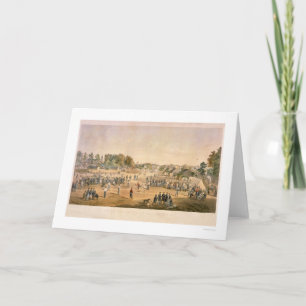 Baseball uit de burgeroorlog 1863 kaart