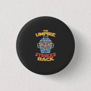 Baseball Umpire Ronde Button 3,2 Cm