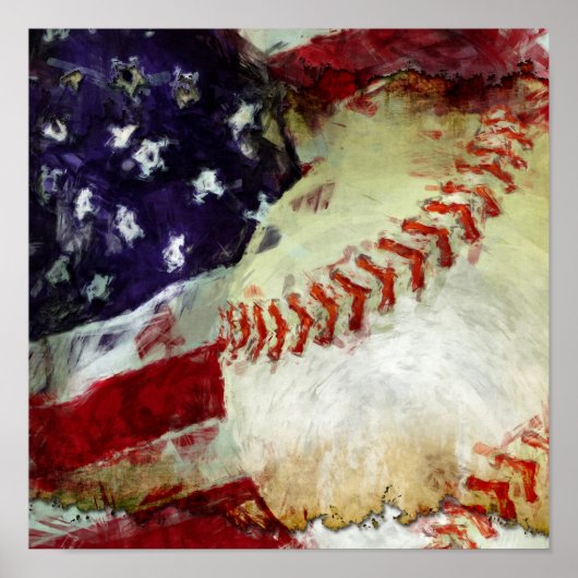 Baseball USA Poster (Voorkant)