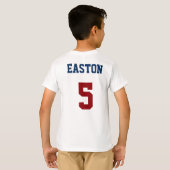 Baseball USA Vlag Bats & Balls - GraphicLoveShop T-shirt (Achterkant volledig)