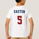 Baseball USA Vlag Bats & Balls - GraphicLoveShop T-shirt (Achterkant)