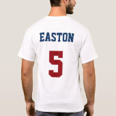 Baseball USA Vlag Bats & Balls - GraphicLoveShop T-shirt (Achterkant)