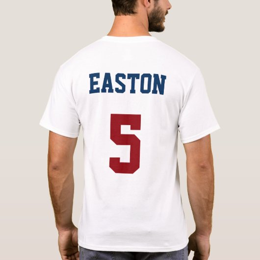 Baseball USA Vlag Bats & Balls - GraphicLoveShop T-shirt (Achterkant)