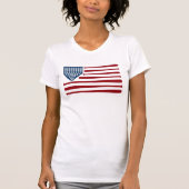 Baseball USA Vlag Bats & Balls - GraphicLoveShop T-shirt (Voorkant)