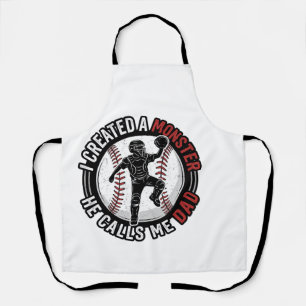 Baseball Vader Monster Vintage Catcher Shirt Ontwe Schort