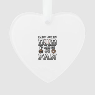 Baseball Vader Nummer 1 Fan Vintage Shirt Ontwerp_ Ornament