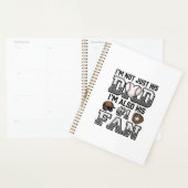 Baseball Vader Nummer 1 Fan Vintage Shirt Ontwerp_ Planner (Display)