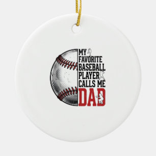 Baseball Vader Vintage Gravure Grafische T-Shirt_1 Keramisch Ornament