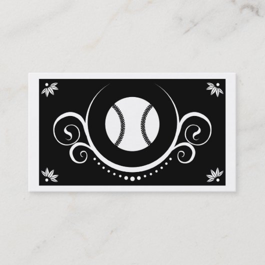 baseball-verfijning visitekaartje (Voorkant)