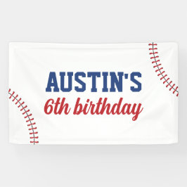 Baseball Verjaardag Achtergrond Rookie Jaar Banner