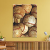 Baseball verpakt Canvas Afdruk (Insitu (Woonkamer))