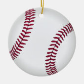 Baseball-versiering Keramisch Ornament (Voorkant)