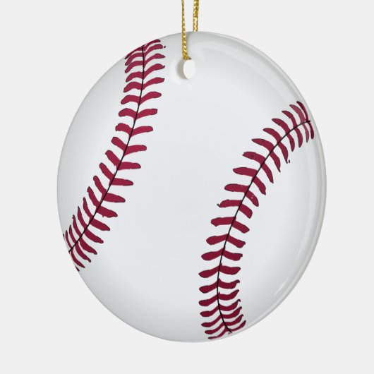 Baseball-versiering Keramisch Ornament (Links)