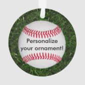 Baseball-versiering Ornament (achterkant)