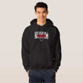 Baseball Vibes Baseball Coach Pitcher Batter Catch Hoodie (Voorkant volledig)