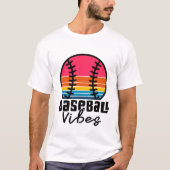 Baseball Vibes T-shirt (Voorkant)