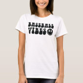 Baseball Vibes T-Shirt, Baseball T-Shirt (Voorkant)